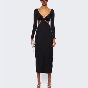 Cult Gaia Black Enzo Dress